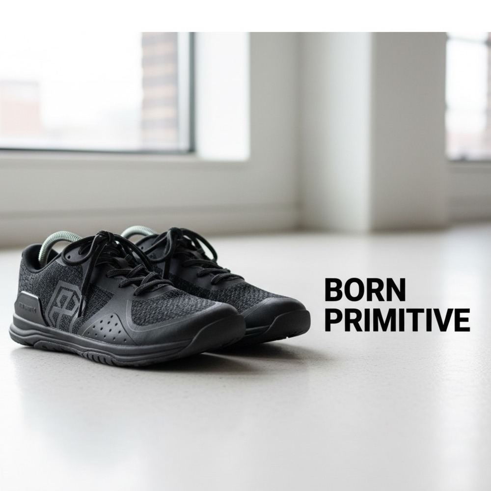 Born Primitive Savage 1 Training Shoes Mens 9.5 Black Low Top Gym Sneakers